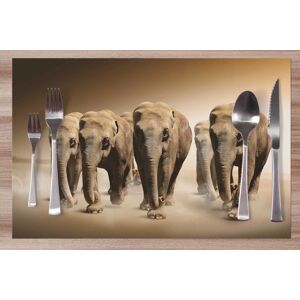 IMPAR Prostírání Stádo slonů 42x28 cm