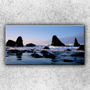 IMPAR Fotografie na plátno Skaliska v moři 1 100x50 cm