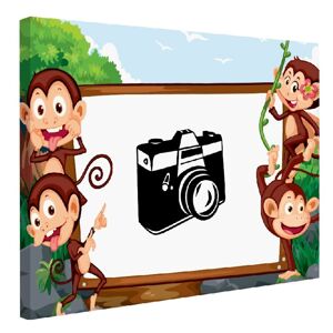 IMPAR Fotoobraz na plátno Monkeys 90x60 cm