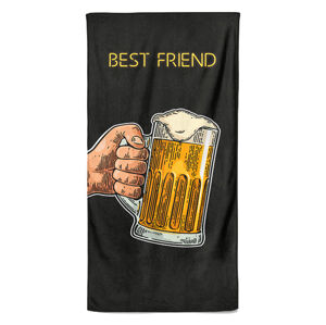 Osuška Beer friend (Velikost osušky: 70x140cm)