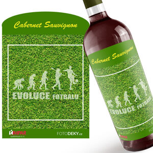 Víno Evoluce fotbalu (Druh Vína: Červené víno)