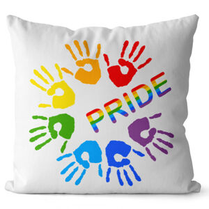 Polštář LGBT Pride (Velikost: 55 x 55 cm)