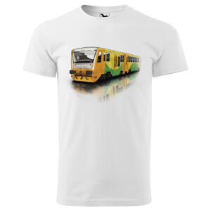 Tričko Regionální vlak (Velikost: XS, Typ: pro muže, Barva trička: Bílá)