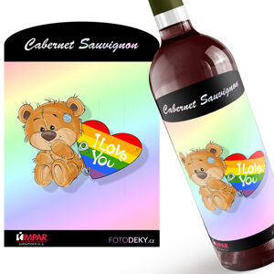 Víno LGBT I love you (Druh Vína: Červené víno)