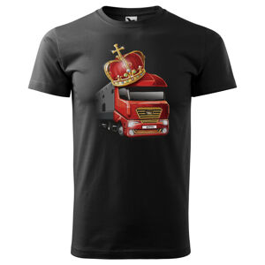 Tričko Král silnic - pánské (Velikost: XL, Barva trička: Černá)