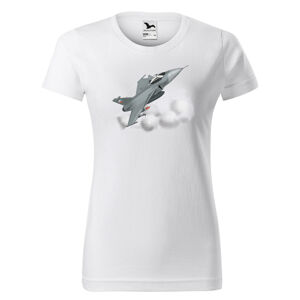 Tričko Gripen (Velikost: XS, Typ: pro ženy, Barva trička: Bílá)