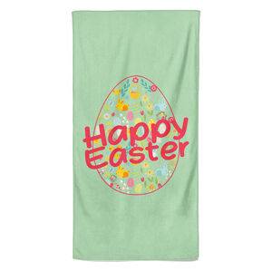 Osuška Happy Easter (Velikost osušky: 100x170cm)