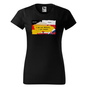 Tričko I´m not alcoholic (Velikost: XS, Typ: pro ženy, Barva trička: Černá)