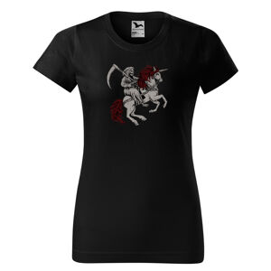 Tričko Gothic unicorn (Velikost: S, Typ: pro ženy)
