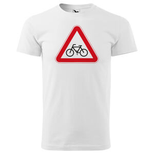 Tričko Pozor cyklista (Velikost: M, Typ: pro muže)