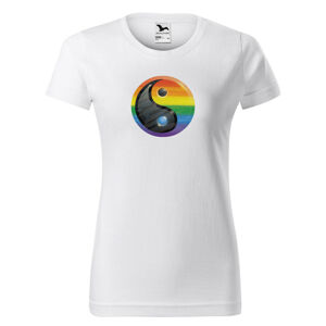 Tričko LGBT YinYang (Velikost: XS, Typ: pro ženy)