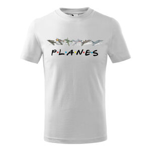 Tričko Planes - dětské (Velikost: 110, Barva trička: Bílá)