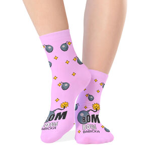 Ponožky Bombová babička (Velikost: 35-38)