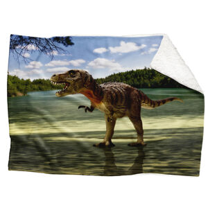 IMPAR Fleecová deka Tyrannosaurus 150x120 cm (Rozměr : 200 x 140 cm, Podšití beránkem: ANO)