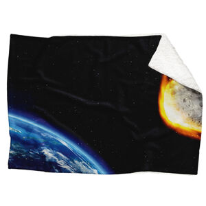IMPAR Fleecová deka Vesmír 6 150x120 cm (Rozměr : 150 x 120 cm, Podšití beránkem: ANO)