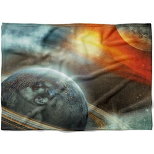 IMPAR Fleecová deka Vesmír 3 150x120 cm (Rozměr : 200 x 140 cm, Podšití beránkem: NE)