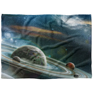 IMPAR Fleecová deka Vesmír 150x120 cm (Rozměr : 150 x 120 cm, Podšití beránkem: NE)