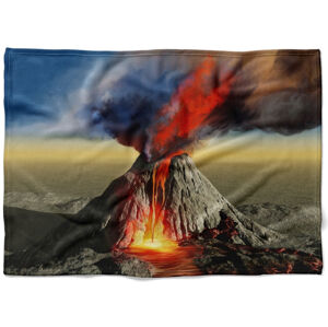 IMPAR Fleecová deka Sopka 150x120 cm (Rozměr : 150 x 120 cm, Podšití beránkem: NE)