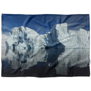 IMPAR Fleecová deka Ledovec 150x120 cm (Rozměr : 150 x 120 cm, Podšití beránkem: NE)