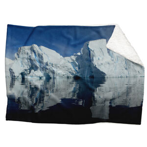 IMPAR Fleecová deka Ledovec 150x120 cm (Rozměr : 200 x 140 cm, Podšití beránkem: ANO)
