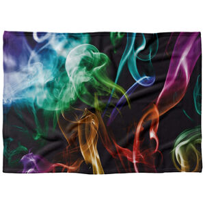IMPAR Fleecová deka Duhový kouř 150x120 cm (Rozměr : 150 x 120 cm, Podšití beránkem: NE)