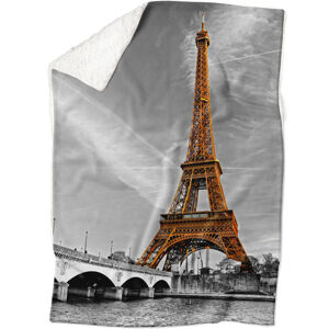 Deka Paříž (Rozměr : 150 x 120 cm, Podšití beránkem: ANO)