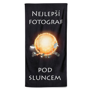 Osuška Nejlepší fotograf pod sluncem (Velikost osušky: 100x170cm)