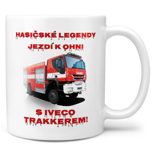 Hrnek Hasičské legendy – IVECO Trakker (Náplň hrníčku: Žádná)