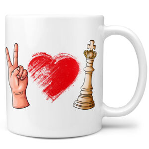 Hrnek Love Chess (Náplň hrníčku: Žádná)