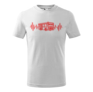 Tričko Bus Heartbeat - dětské (Velikost: 110, Barva trička: Bílá)