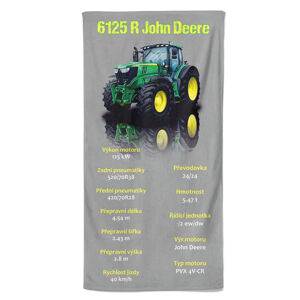 Osuška John Deere 6125R (Velikost osušky: 70x140cm)