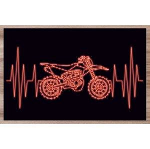 Prostírání Srdeční puls motocross