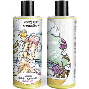 Vtipný sprchový gel – Dala říci (Vůně sprchového gelu: Vanilka, šafrán & kardamon)