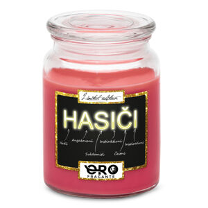 Svíčka Hasiči – vlastnosti (Vůně svíčky: Višně v čokoládě)