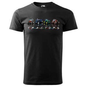 Tričko Tractors (Velikost: XS, Typ: pro muže, Barva trička: Černá)