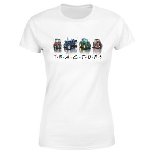 Tričko Tractors (Velikost: S, Typ: pro ženy, Barva trička: Bílá)