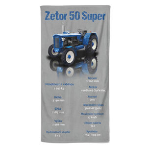 Osuška Zetor 50 Super (Velikost osušky: 100x170cm)