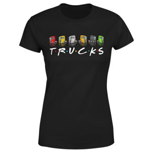 Tričko Trucks (Velikost: S, Typ: pro ženy, Barva trička: Černá)