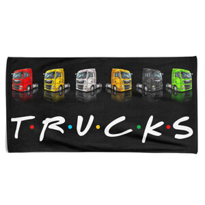 Osuška Trucks (Velikost osušky: 70x140cm)