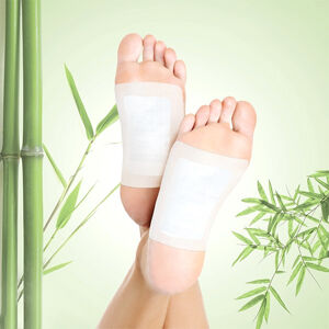 Detoxikační náplasti na nohy s bambusem (10 kusů)