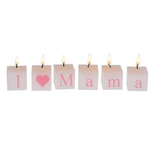Svíčky s písmeny I love Mama